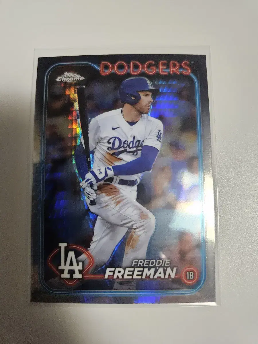 프리먼 2024 Topps Chrome 프리즘 리플렉터